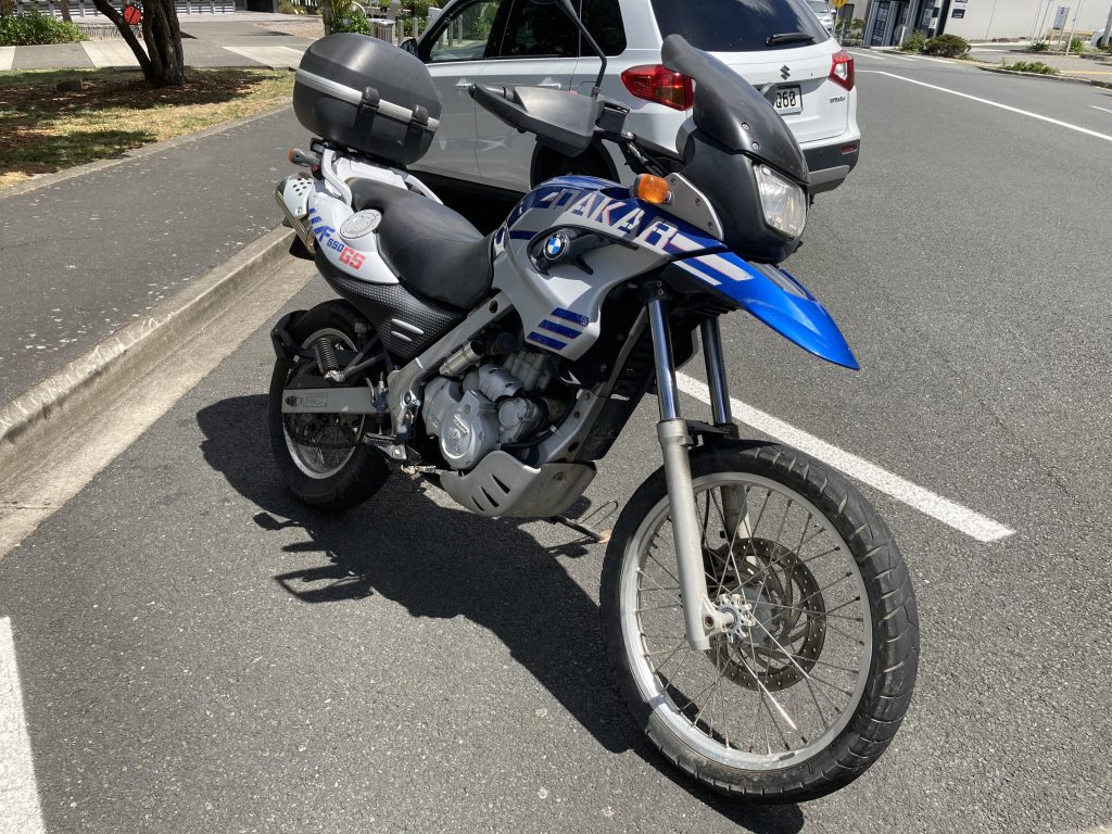 BMW F650GS motorcycle