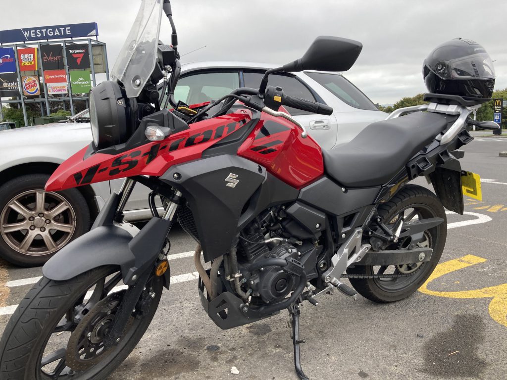 Suzuki 250cc V-Strom motorcycle
